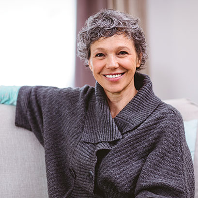 A woman smiling. Links to Donor-Advised Funds A woman smiling. Links to Donor-Advised Funds