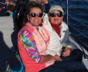 Safia Keller and her sister, Tania. Links to her story