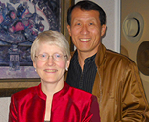 Photo of Diane and Gene Liu. Link to their story
